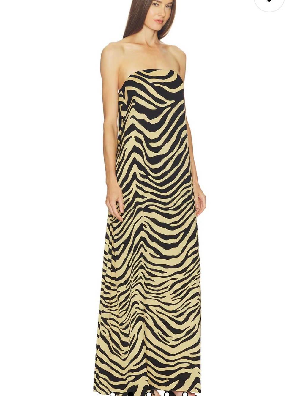 Sloan Silk Dress in Zebra